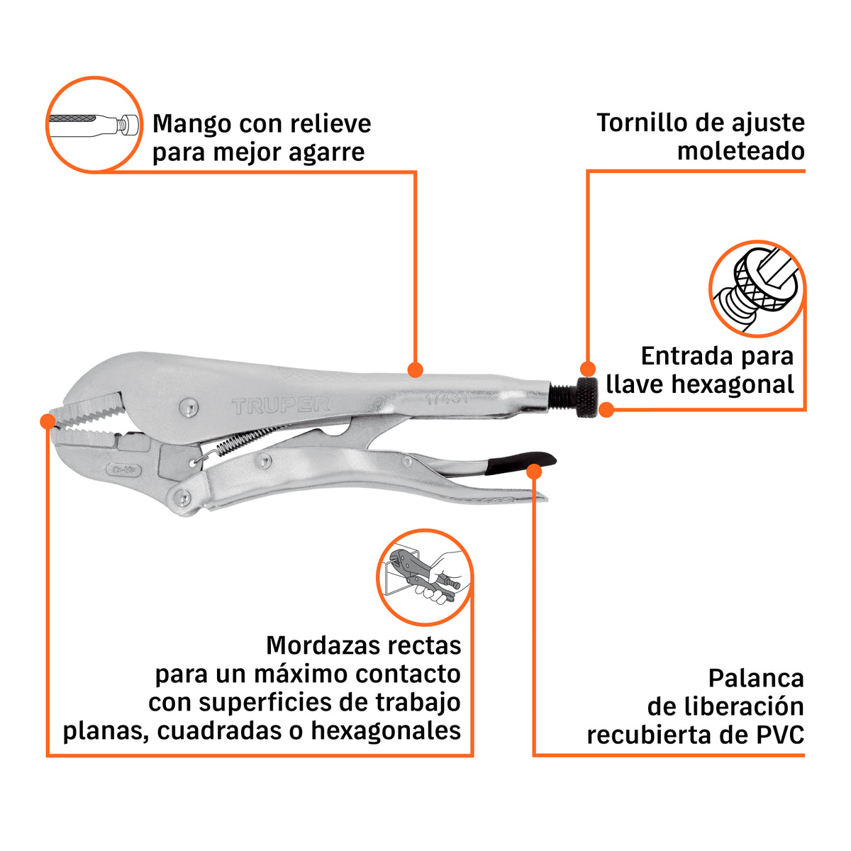 HOMBRESOLOS TRUPER MORDAZAS RECTAS
