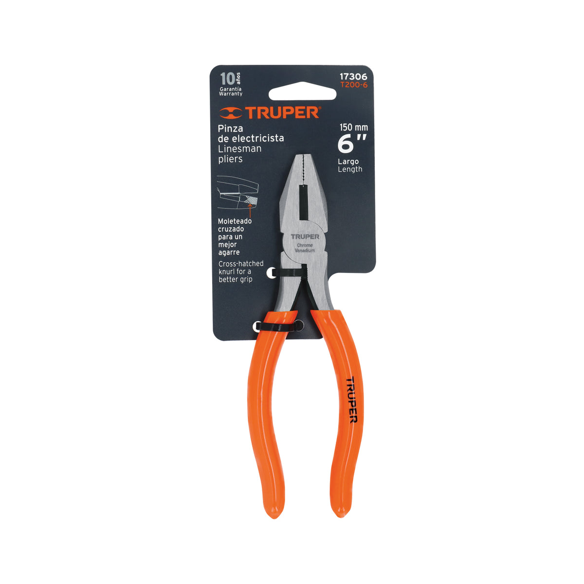 ALICATE TRUPER ELECTRICISTA MANGO PVC