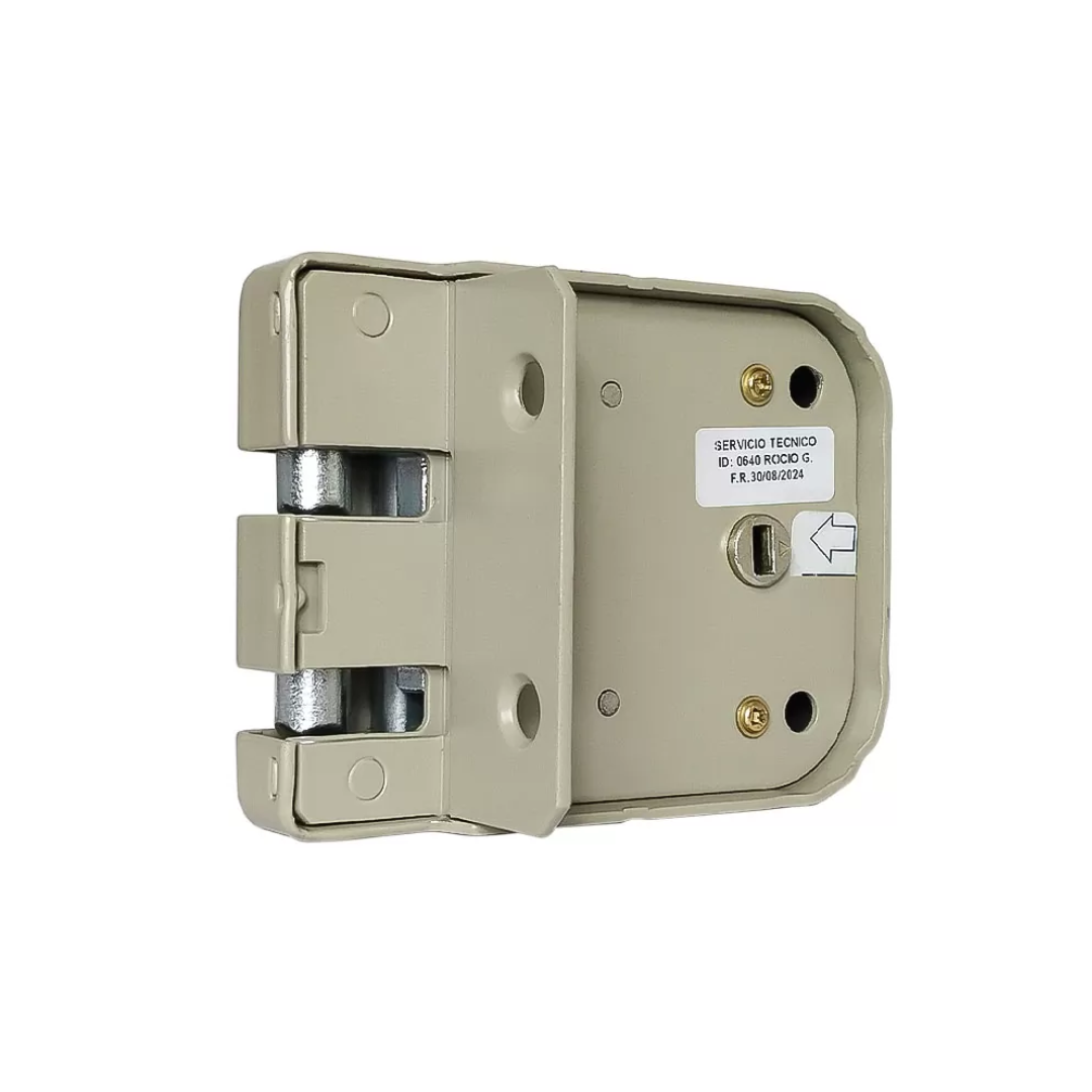 CERRADURA KL 1090 DE GANCHO PUERTA PRINCIPAL CON 5 LLAVES DE PUNTOS