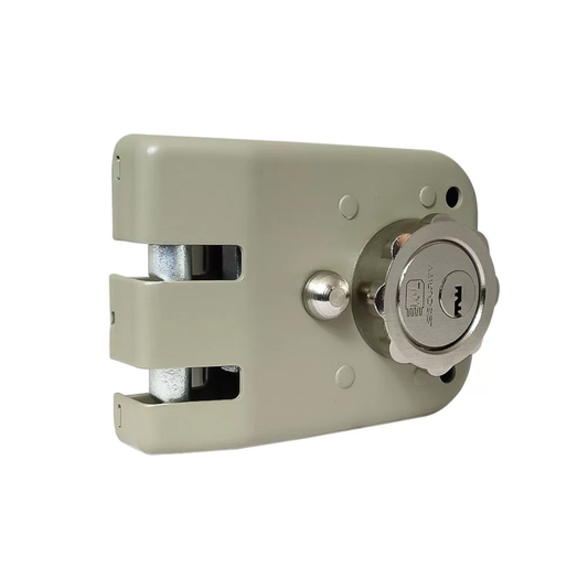 CERRADURA KL 1080 DE GANCHO Y PERILLA PUERTA PRINCIPAL CON 5 LLAVES DE PUNTOS