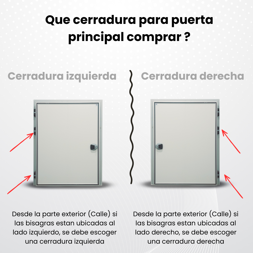 CERRADURA KL 1070 PUERTA PRINCIPAL 5 LLAVES TRADICIONALES
