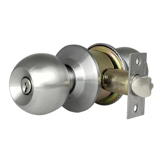 CERRADURA KL 501 POMO CILINDRICO ALUMINIO